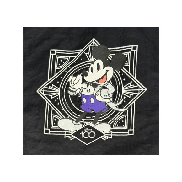 Disney 100 Year Windbreaker Jacket Mickey & Friends Full Zip Lined Adult L - Picture 5 of 8